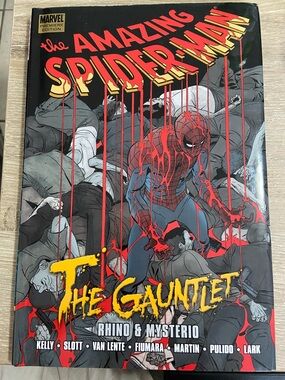 The Amazing Spider-Man The Gauntlet Comic Book Vol 2 Rhino & Mysterio Hardcover
